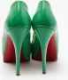 Christian Louboutin Pre-owned Leather heels Green Dames - Thumbnail 4