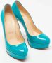 Christian Louboutin Pre-owned Leather heels Green Dames - Thumbnail 4