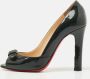 Christian Louboutin Pre-owned Leather heels Green Dames - Thumbnail 2