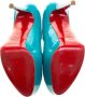 Christian Louboutin Pre-owned Leather heels Green Dames - Thumbnail 5