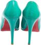 Christian Louboutin Pre-owned Leather heels Green Dames - Thumbnail 4