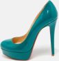 Christian Louboutin Pre-owned Leather heels Green Dames - Thumbnail 2