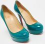 Christian Louboutin Pre-owned Leather heels Green Dames - Thumbnail 4