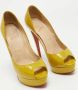 Christian Louboutin Pre-owned Leather heels Green Dames - Thumbnail 4