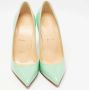 Christian Louboutin Pre-owned Leather heels Green Dames - Thumbnail 3