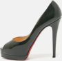 Christian Louboutin Pre-owned Leather heels Green Dames - Thumbnail 2