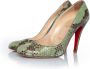 Christian Louboutin Pre-owned Leather heels Green Dames - Thumbnail 2