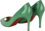 Christian Louboutin Pre-owned Leather heels Green Dames - Thumbnail 3