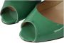 Christian Louboutin Pre-owned Leather heels Green Dames - Thumbnail 5