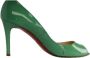 Christian Louboutin Pre-owned Leather heels Green Dames - Thumbnail 6