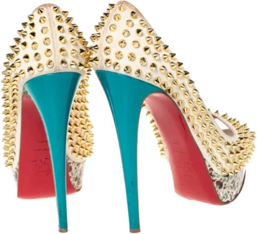 Christian Louboutin Pre-owned Leather heels Multicolor Dames