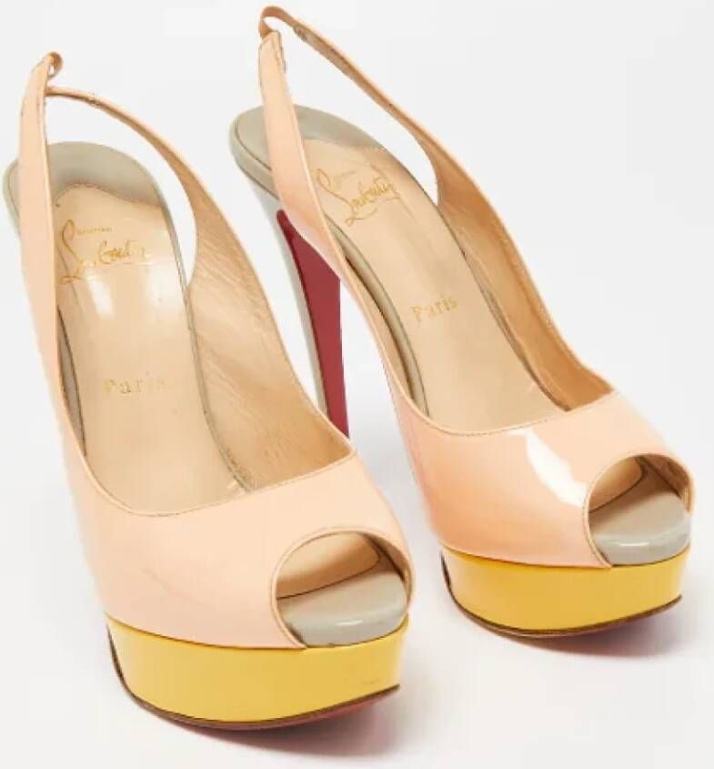 Christian Louboutin Pre-owned Leather heels Multicolor Dames