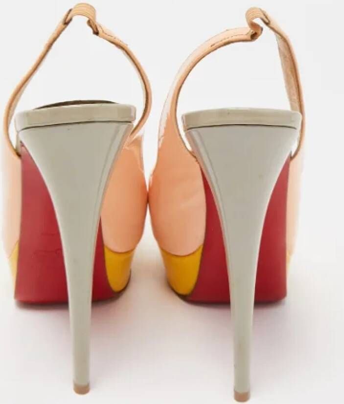 Christian Louboutin Pre-owned Leather heels Multicolor Dames