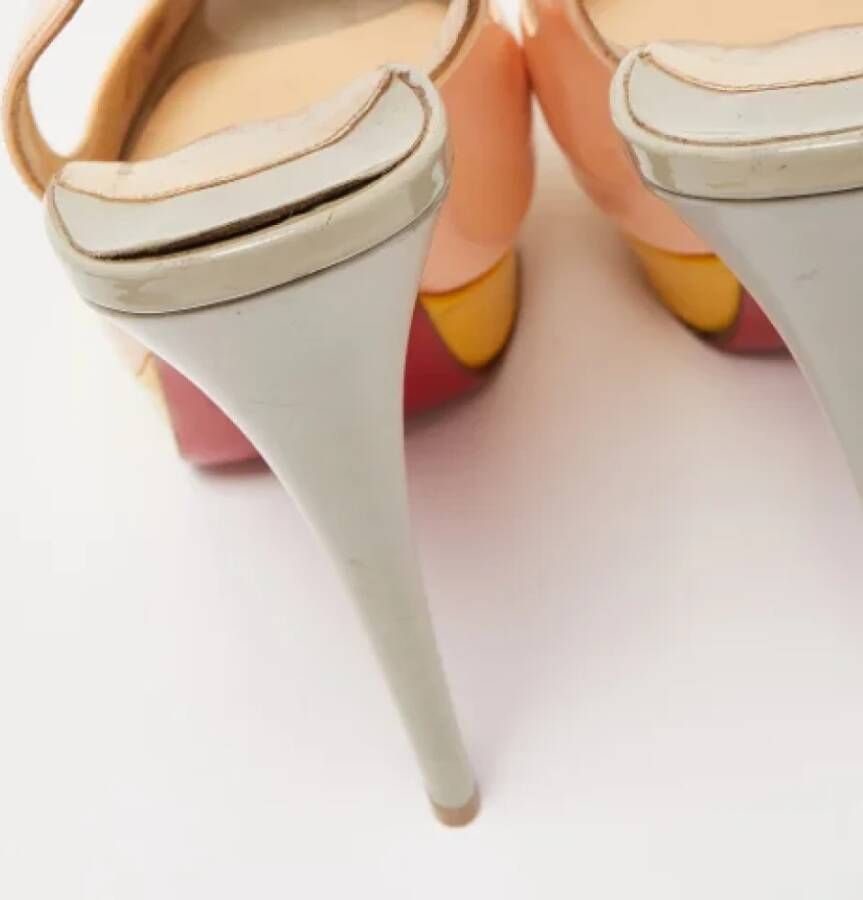 Christian Louboutin Pre-owned Leather heels Multicolor Dames