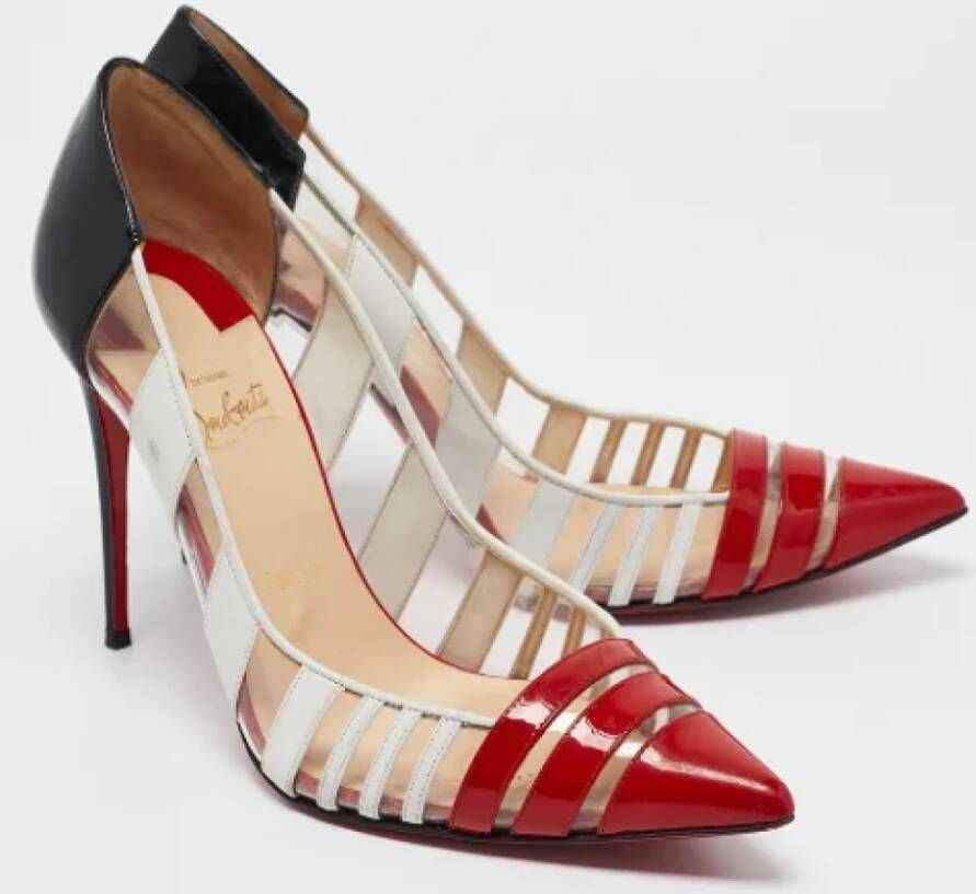 Christian Louboutin Pre-owned Leather heels Multicolor Dames