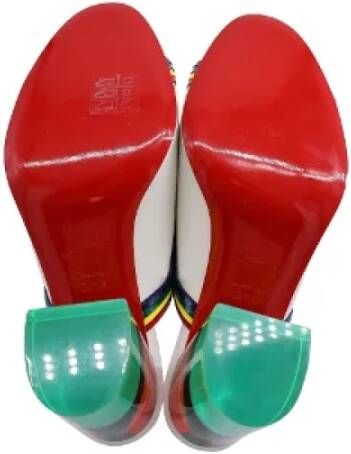 Christian Louboutin Pre-owned Leather heels Multicolor Dames