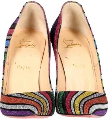 Christian Louboutin Pre-owned Leather heels Multicolor Dames