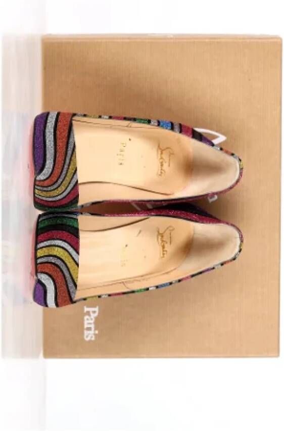 Christian Louboutin Pre-owned Leather heels Multicolor Dames