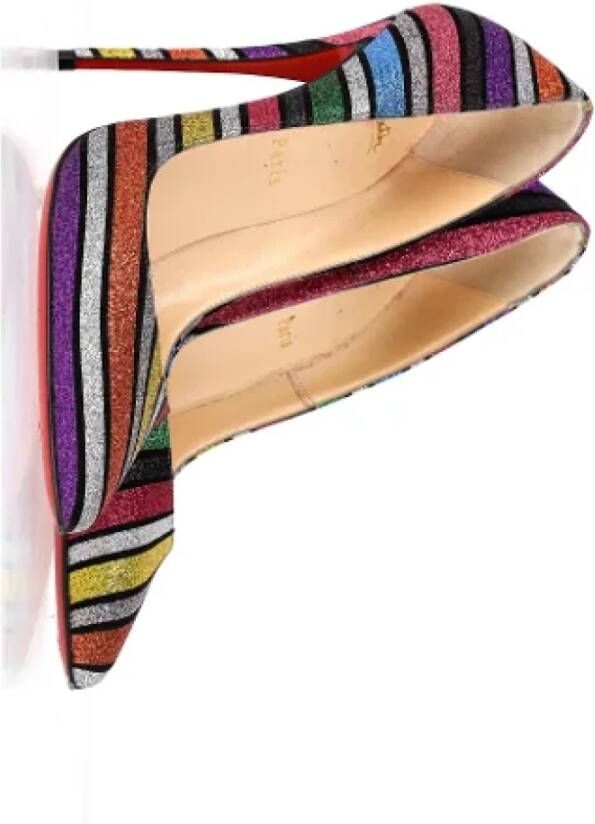 Christian Louboutin Pre-owned Leather heels Multicolor Dames