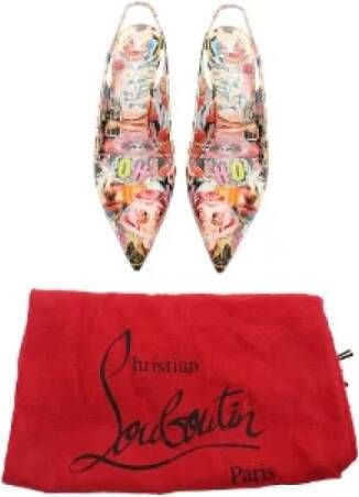 Christian Louboutin Pre-owned Leather heels Multicolor Dames