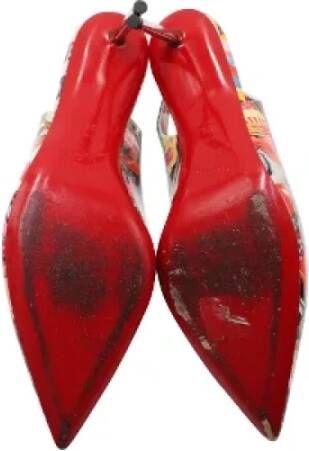 Christian Louboutin Pre-owned Leather heels Multicolor Dames