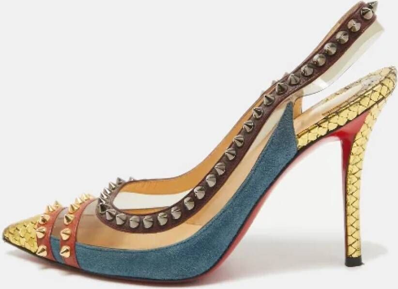 Christian Louboutin Pre-owned Leather heels Multicolor Dames