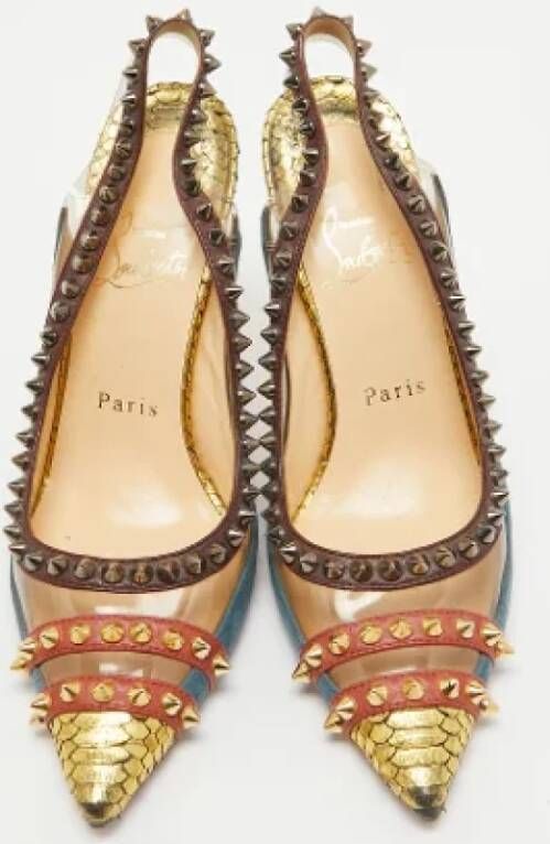 Christian Louboutin Pre-owned Leather heels Multicolor Dames