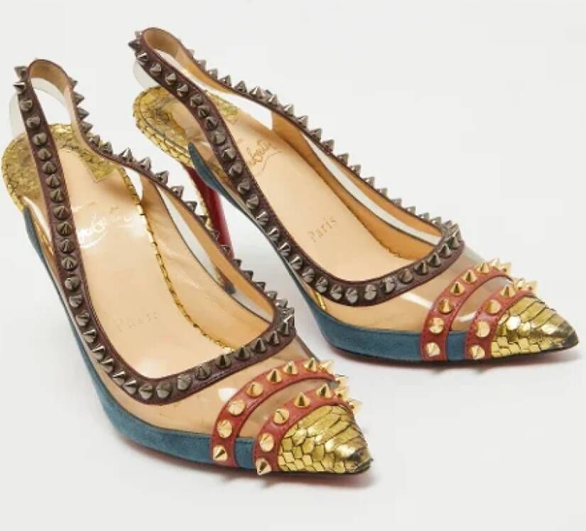 Christian Louboutin Pre-owned Leather heels Multicolor Dames