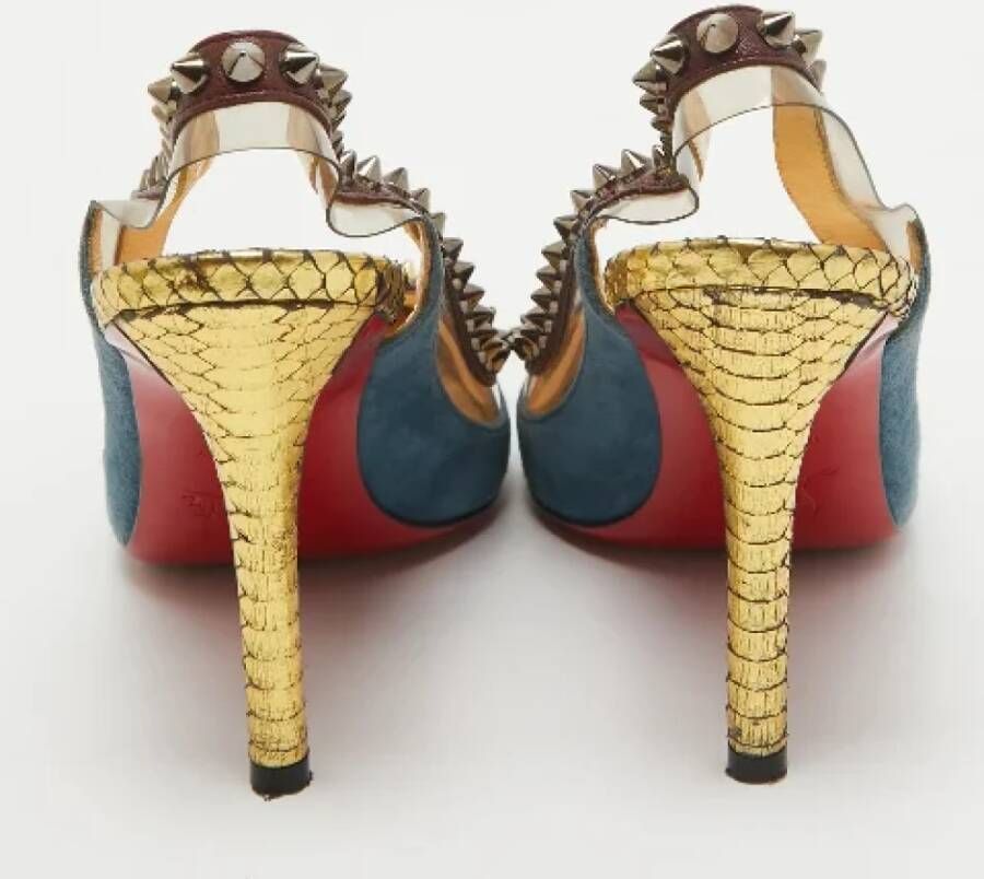 Christian Louboutin Pre-owned Leather heels Multicolor Dames