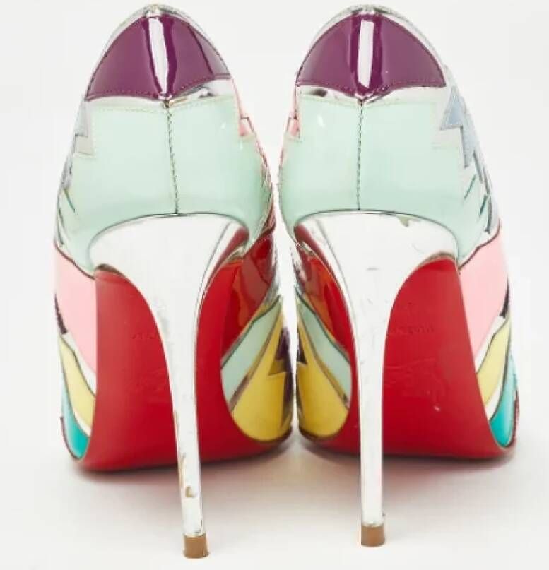 Christian Louboutin Pre-owned Leather heels Multicolor Dames