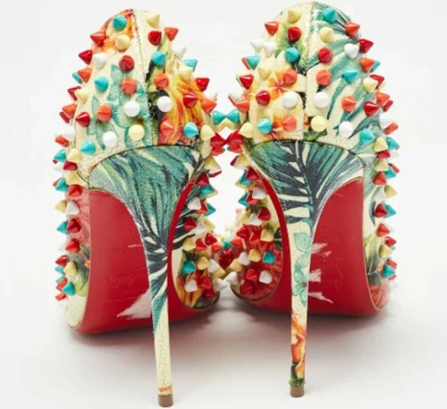 Christian Louboutin Pre-owned Leather heels Multicolor Dames