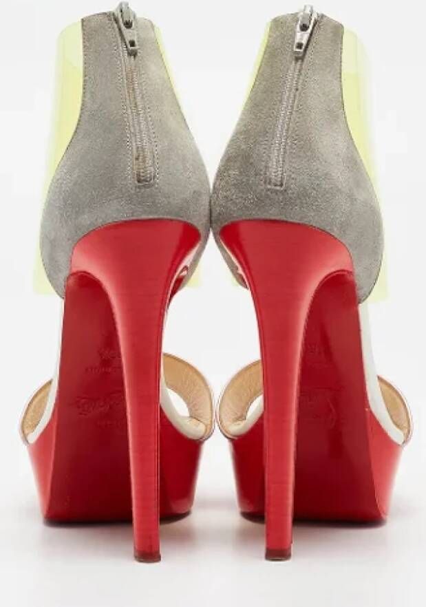 Christian Louboutin Pre-owned Leather heels Multicolor Dames