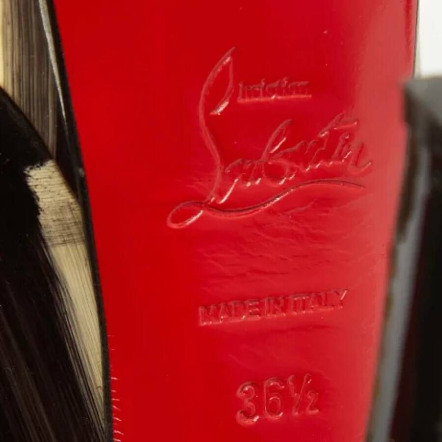 Christian Louboutin Pre-owned Leather heels Multicolor Dames