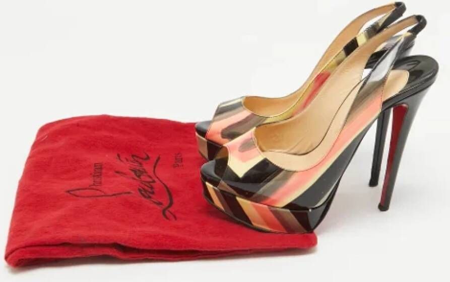 Christian Louboutin Pre-owned Leather heels Multicolor Dames