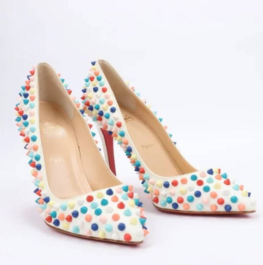 Christian Louboutin Pre-owned Leather heels Multicolor Dames