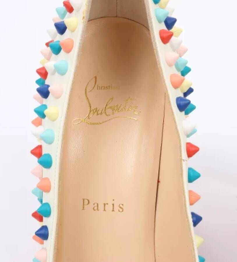 Christian Louboutin Pre-owned Leather heels Multicolor Dames