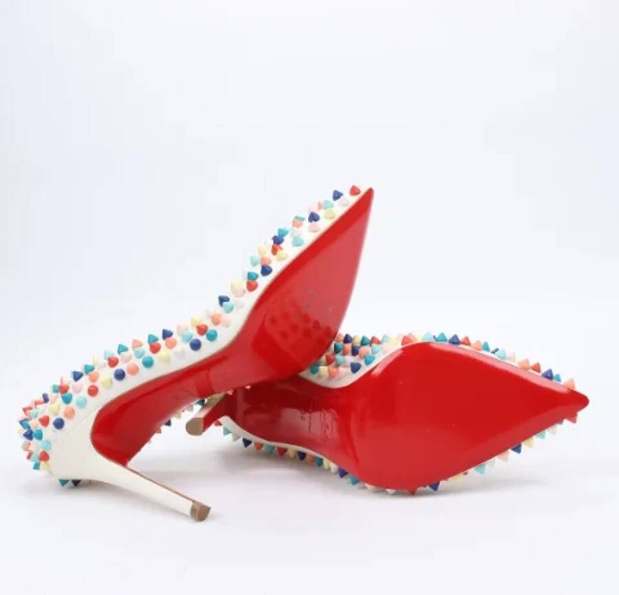 Christian Louboutin Pre-owned Leather heels Multicolor Dames