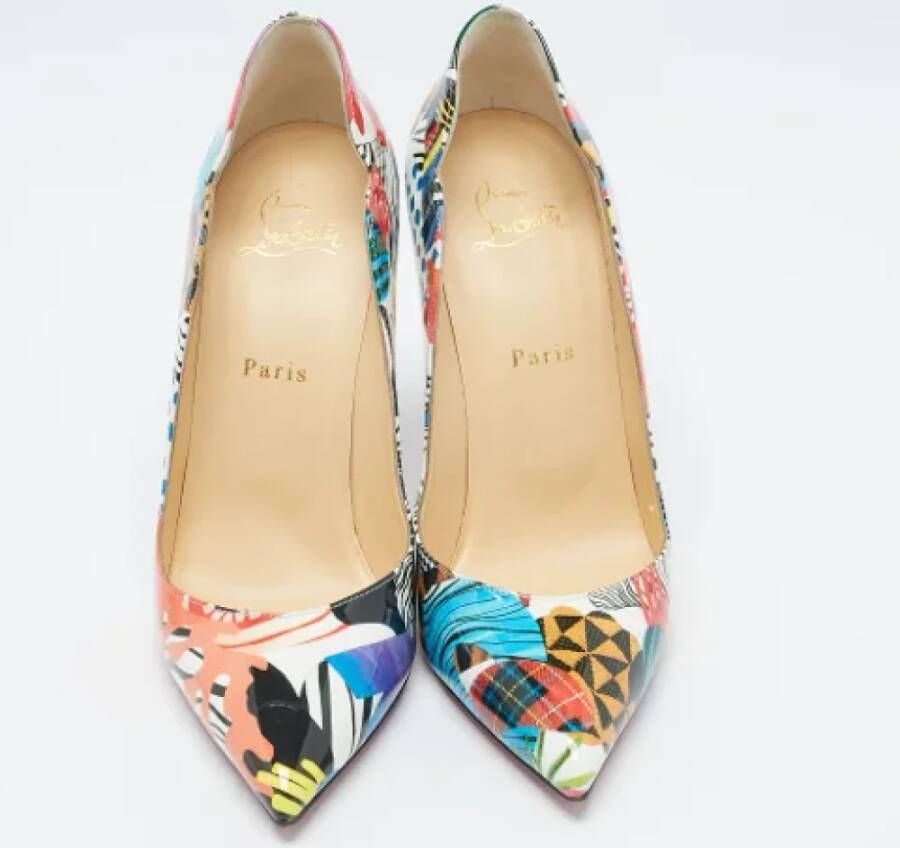 Christian Louboutin Pre-owned Leather heels Multicolor Dames