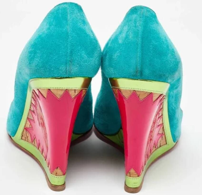 Christian Louboutin Pre-owned Leather heels Multicolor Dames