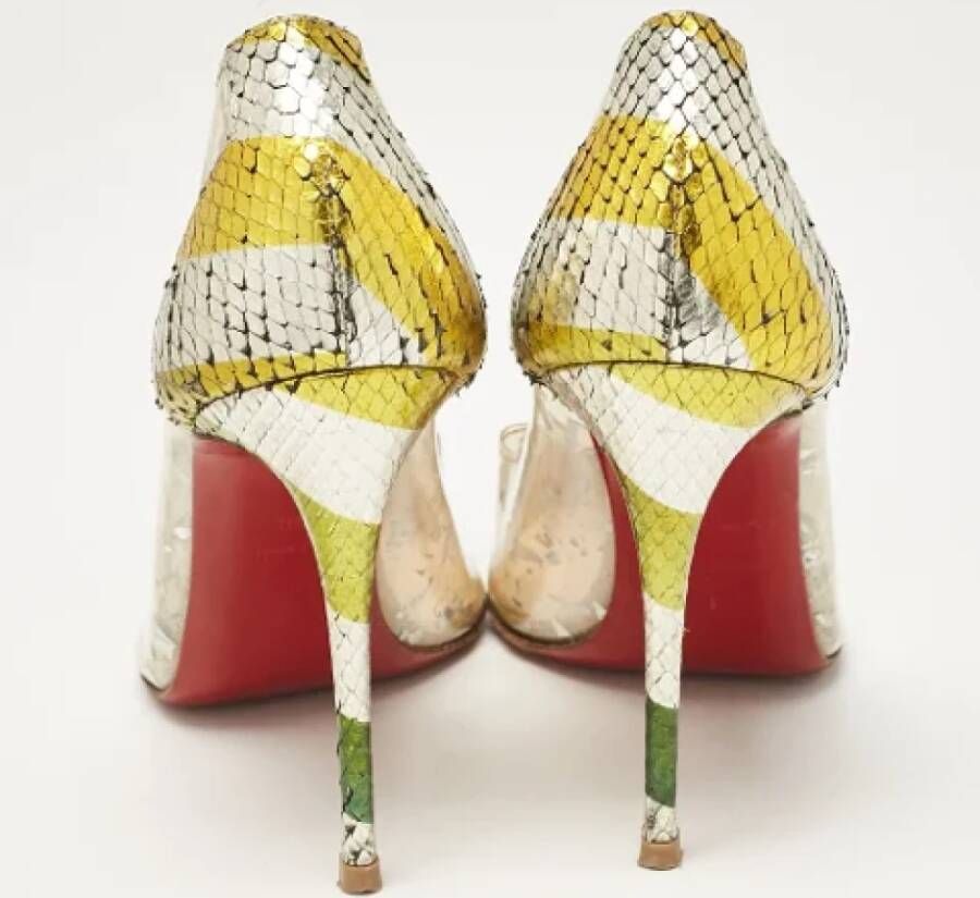 Christian Louboutin Pre-owned Leather heels Multicolor Dames