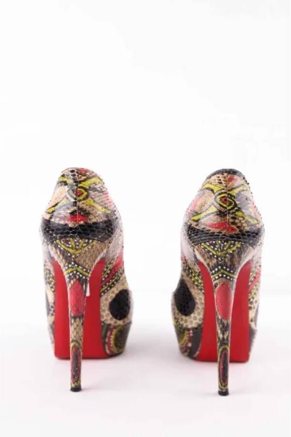 Christian Louboutin Pre-owned Leather heels Multicolor Dames