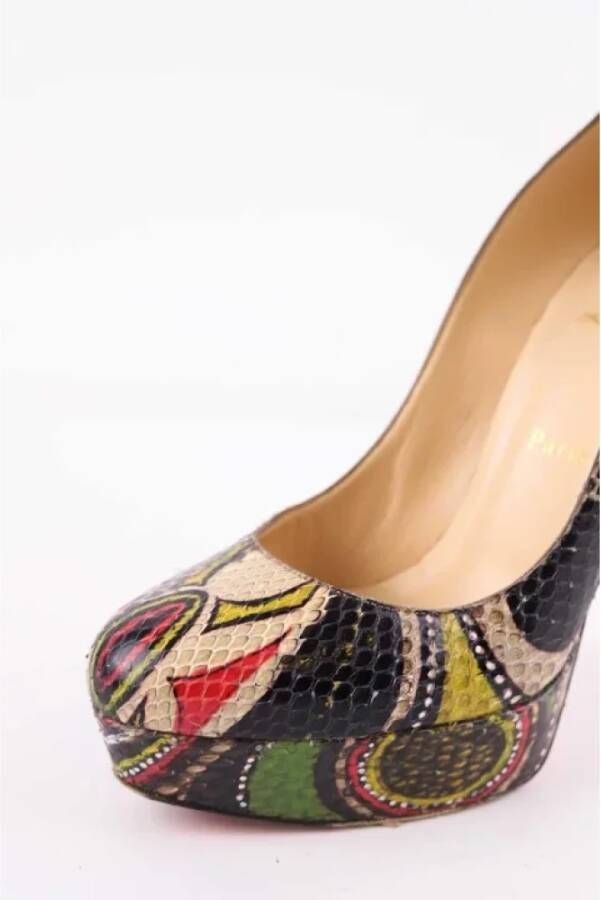 Christian Louboutin Pre-owned Leather heels Multicolor Dames