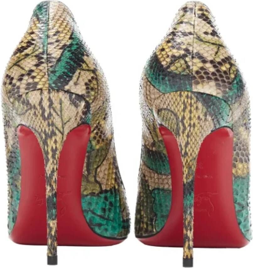 Christian Louboutin Pre-owned Leather heels Multicolor Dames