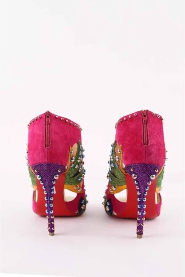 Christian Louboutin Pre-owned Leather heels Multicolor Dames