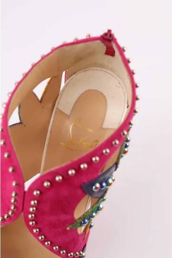 Christian Louboutin Pre-owned Leather heels Multicolor Dames