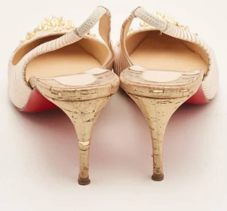 Christian Louboutin Pre-owned Leather heels Multicolor Dames