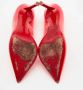 Christian Louboutin Pre-owned Leather heels Orange Dames - Thumbnail 7