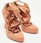 Christian Louboutin Pre-owned Leather heels Orange Dames - Thumbnail 4