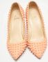 Christian Louboutin Pre-owned Leather heels Orange Dames - Thumbnail 3