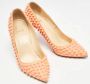 Christian Louboutin Pre-owned Leather heels Orange Dames - Thumbnail 4